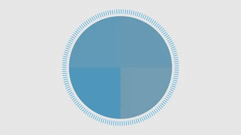 Circle futuristic blue  Stock Footage 297761706
