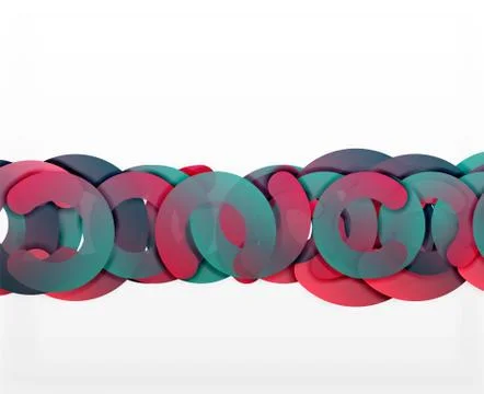 Circle geometric abstract background, colorful business or technology design for Stock Illustration