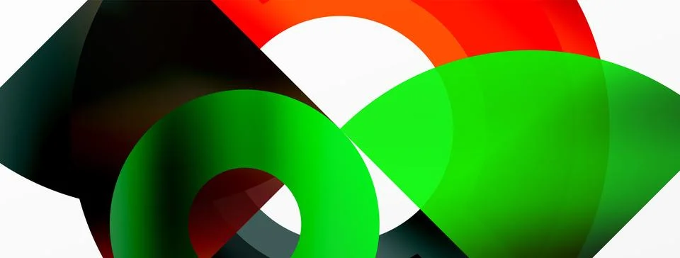 Circle geometric abstract vector background Stockillustratie