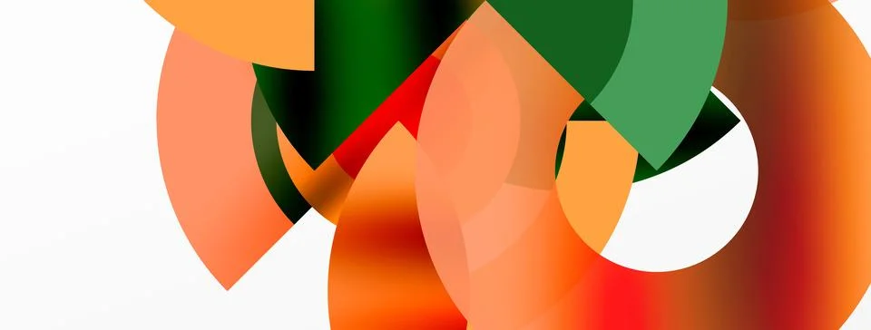 Circle geometric abstract vector background Stockillustratie