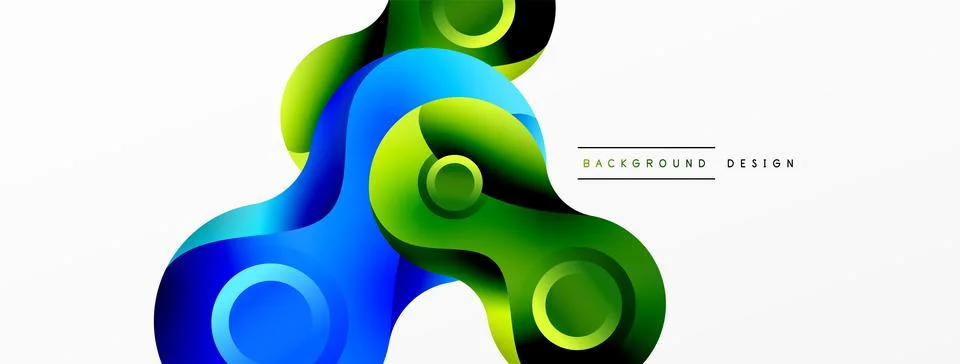 Circle geometric background. Abstract modern backdrop. Vector Illustration For Stock Illustration