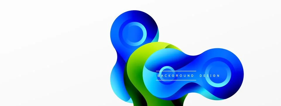 Circle geometric background. Abstract modern backdrop. Vector Illustration For Stock Illustration