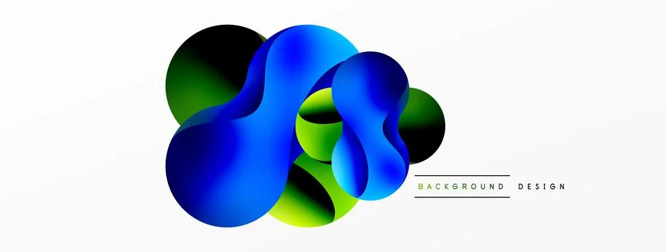 Circle geometric background. Abstract modern backdrop. Vector Illustration For Stock Illustration