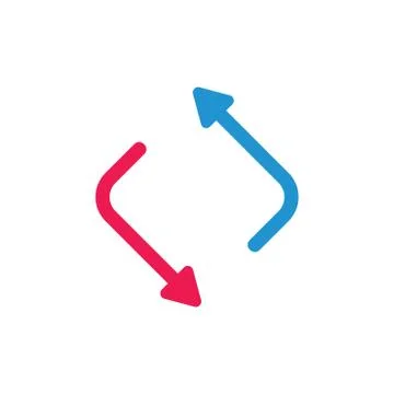 Circle geometric square arrows vector Stock-Illustration