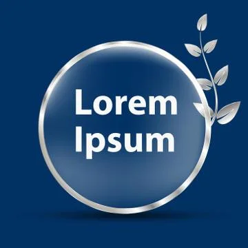 Circle glass frame Stock-Illustration