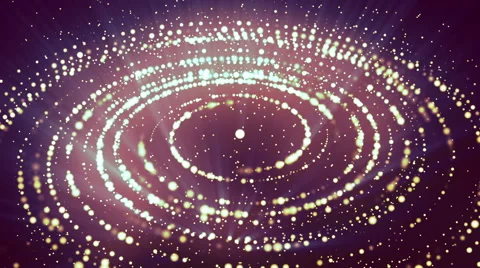 Circle Glitters Purple Loopable Background Stock Footage 65201836