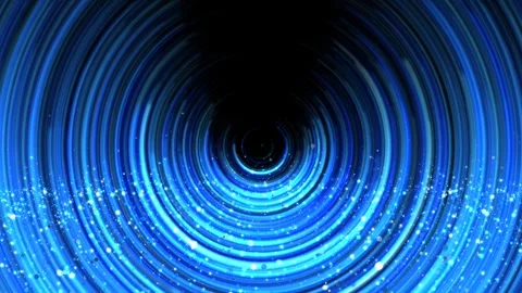 Circle Glow Background witn Particles Moving Background  lights 4K video Stock Footage 257051919