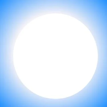 Circle in gradient blue and white color for wallpaper and background Stock Illustration