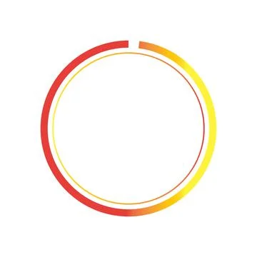 Circle with gradient Stock Illustration