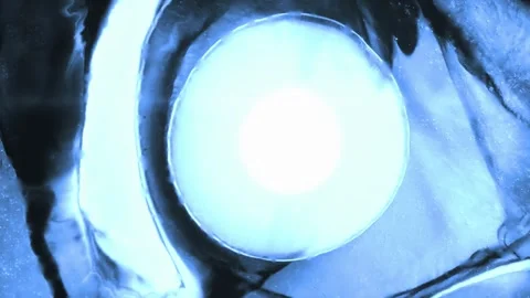 Circle Gradually Getting Bigger On Liquid - Abstract Background. Stock Footage 249675075