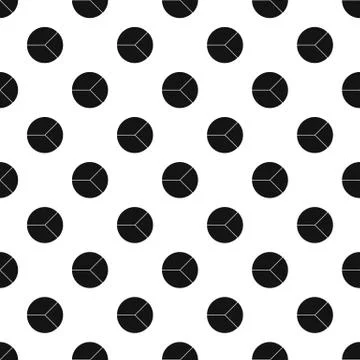 Circle graph pattern repeat vector イラスト素材
