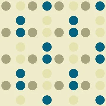 Circle grid geometric seamless pattern Stockillustratie