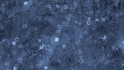 Circle on Grunge Blue Background Loop Stock Footage 119496946