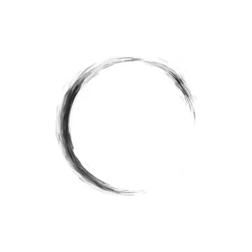 Circle grunge ink spot vector background 스톡 일러스트