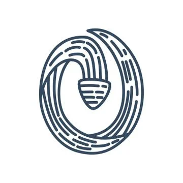 Circle guide Way Arrow Direction collection Vector outline Stock Illustration