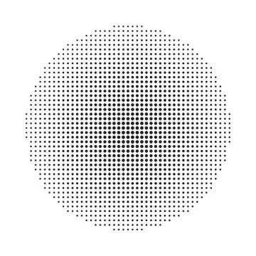 Circle halftone background Stock Illustration