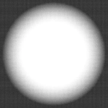 Circle halftone pattern / texture. Monochrome halftone dots. Stock Illustration