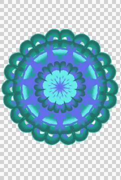 A circle of hand-drawn elements imitating brush strokes, for printing on cl.. 库存插图