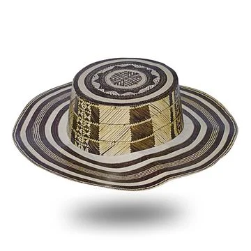 Circle hat isolated on white Stock Photos