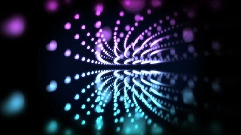 Circle heart equalizer background. Glowing circular 3D Ui element Stock Footage 105912312