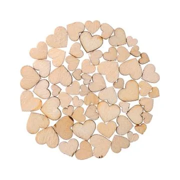 Circle of hearts Stock Photos