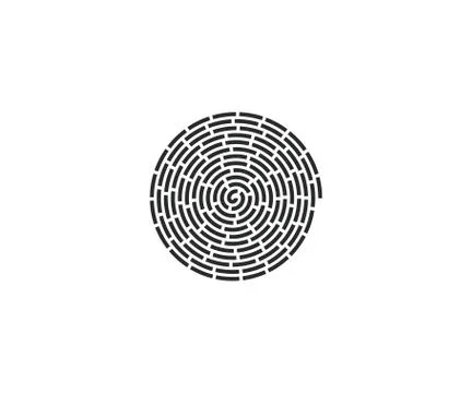 Circle, helix, scroll, spiral icon. Vector illustration. Stock Illustration