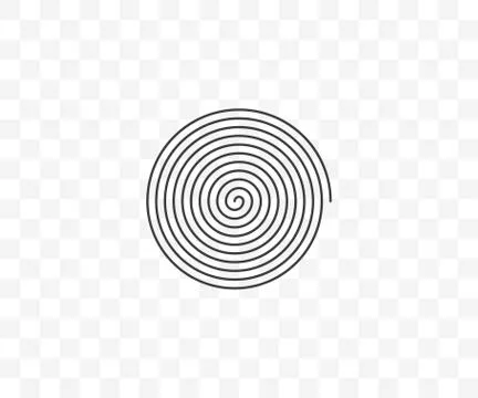 Circle, helix, scroll, spiral icon. Vector illustration. Stock Illustration