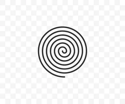 Circle, helix, scroll, spiral icon. Vector illustration. Stock Illustration