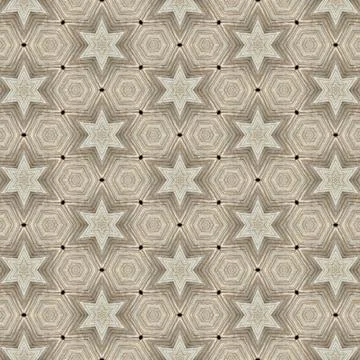 Circle-Hexagram Modern Geometric Pattern | Vector2025-006dvm Иллюстрация