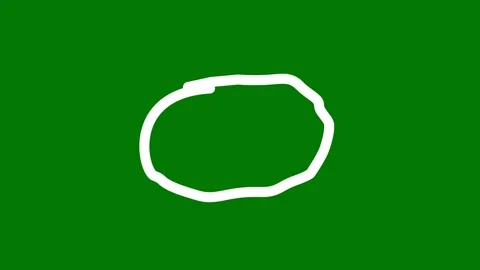 Circle highlight Animated. Hand draw circles art animated. Video stock 302241035