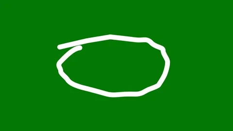 Circle highlight Animated. Hand draw circles art animated. Stock-Footage 302241037