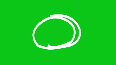 Circle highlight Animated. Hand draw circles art animated. Stock Footage 302241514