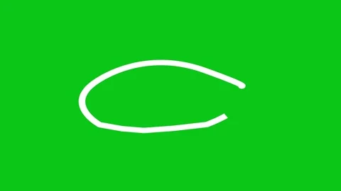 Circle highlight Animated. Hand draw circles art animated. Stock Footage 302241576