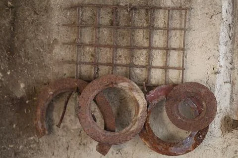 Circle for the hob Stock Photos