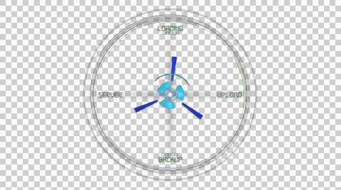 Circle HUD element interface Stock Footage 47016339