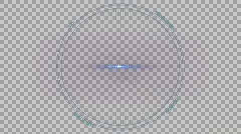 Circle HUD intrerface Stock Footage 47015380
