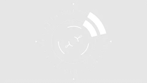 Circle HUD technological futuristic elements. Elements of the sci-fi circle appe 스톡 동영상 148852200