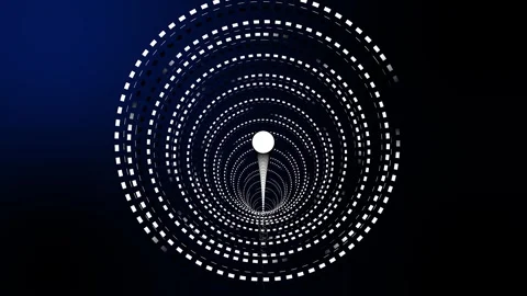 Circle HUD technological futuristic elements. Sci Fi circular elements Stock Footage 251490599