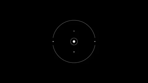 Circle HUD technological futuristic elements Stock Footage 303462455