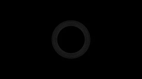 Circle HUD technological futuristic elements Stock Footage 303462460