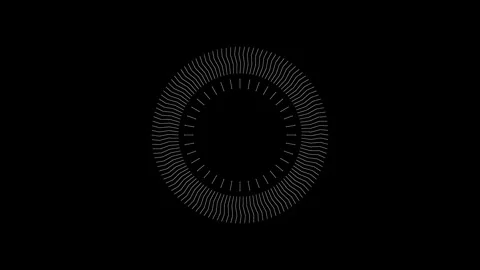 Circle HUD technological futuristic elements Stock Footage 303462463