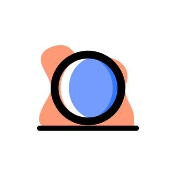 Circle Icon Conceptual Vector Illustration Design Illustrazione stock