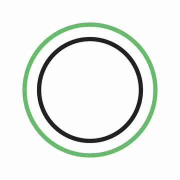 Circle icon vector image. Stock Illustration