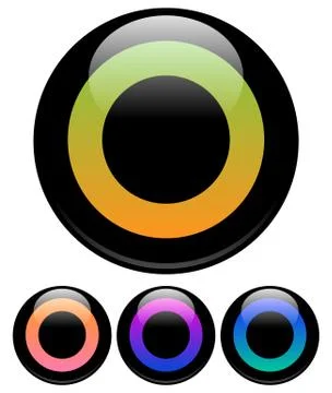 Circle icons, elements Stock Illustration