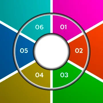 Circle infographic Stock Illustration