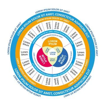 Circle infographic Stock Illustration