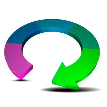 Circle infographic template Stock Illustration