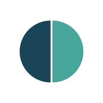 Circle infographic template. Vector layout with 2 options. Can be used for cy 스톡 일러스트