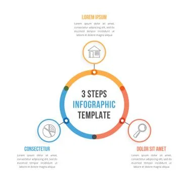 Circle Infographics Stock Illustration