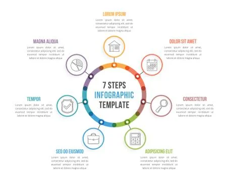 Circle Infographics Stock Illustration